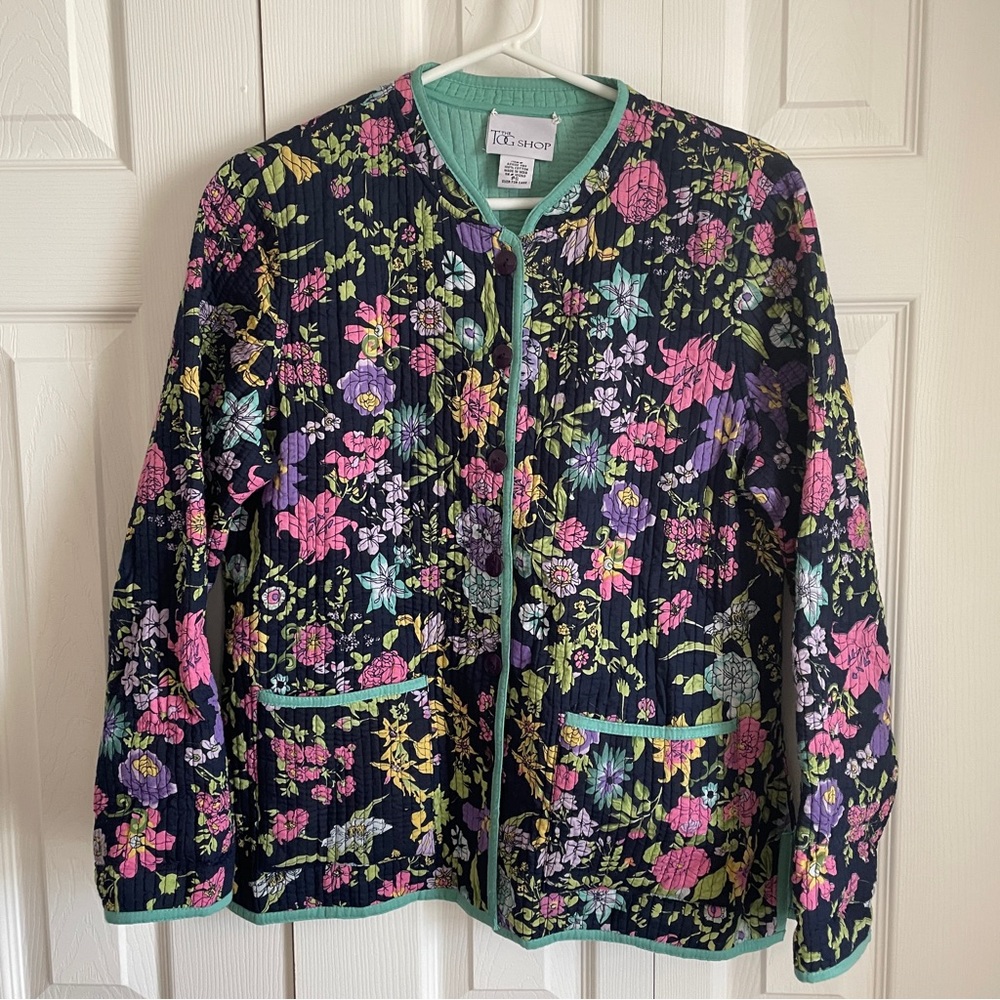 Vintage Floral Quilted Jacket
